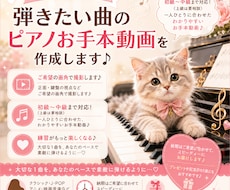 弾きたい曲のピアノお手本動画を作成します イメージ1
