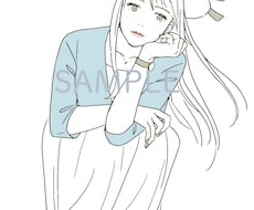 シンプルでかわいい女の子のブログアイコン作成します イメージ1