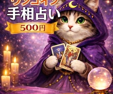 ワンコインで手相占いします イメージ1