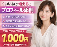 選ばれるマチアププロフに添削します イメージ1