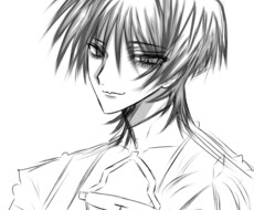 白黒の絵を描きます イメージ1