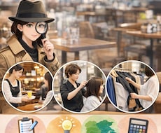 覆面調査のお仕事を受付ます イメージ1