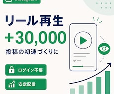 インスタリール再生回数＋30,000増やします ⭐️インスタ インスタグラム リール再生数　再生回数⭐️