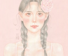 色鉛筆で暖かくて繊細な人物画を描きます イメージ1