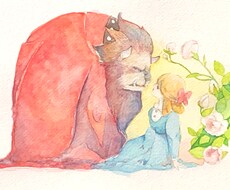水彩イラスト描きます あなただけの世界をおつくりいたします。