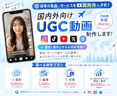 SNS向け広告動画を制作します イメージ1