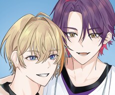 魅力的なイケメンのイラストを制作します 1枚絵、立ち絵、サムネイル、MV用など承ります！