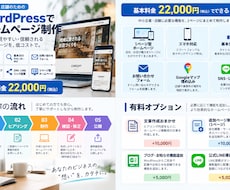 WordPressで集客につながるHPを制作します イメージ1