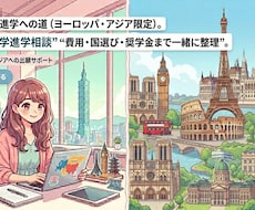 海外大学進学の国選び・奨学金相談に乗ります イメージ1