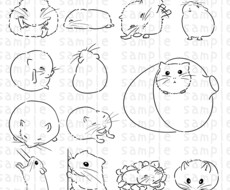 シンプルな線画イラストを描きます イメージ1