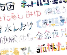あなたのお名前ロゴを作ります お姿や雰囲気に合わせたかわいいロゴを作ります