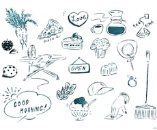 インク風のワンポイントイラストをお描きします イメージ1