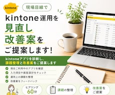 kintone運用を見直し改善案をご提案します イメージ1