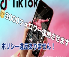 高品質TIKTOKフォロワー3000人増やします イメージ1