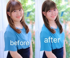 お見合い写真を詐欺らない程度に綺麗に加工します イメージ1