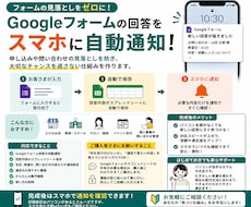 Googleフォームの回答をスマホに通知します 申し込み・問い合わせの見落とし防止に