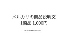 初心者歓迎商品説明・タイトル・価格設定やります イメージ1