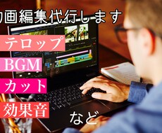 超格安Youtube動画代行編集します イメージ1