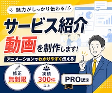修正無制限！アニメーション動画を制作します デザイナー出身／大手実績多数／納品まで丁寧にサポート