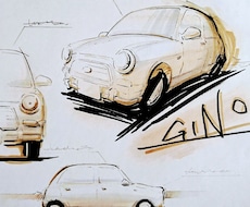愛車のイラストお描きします 愛車のイラストをデータでお渡しします