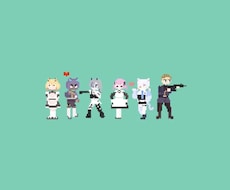 64×64/32×32のドット絵のを作成します イメージ1