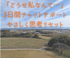 どうせ私なんて！思考を3日間でリセットします イメージ1