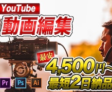YouTuber編集経験最多映像制作します アニメーションやエフェクトまで動画編集ご相談ください！！