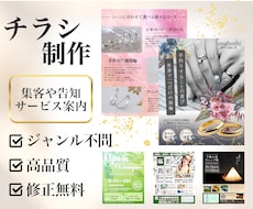 手に取りたくなる・読みたくなるチラシ作ります イメージ1