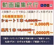 実況・店舗紹介・ショート動画何でも編集承ります イメージ1