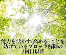 活かそう！あなたのその能力の2回目以降を行います イメージ1