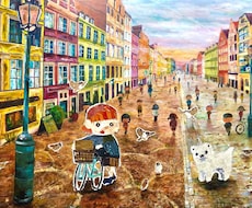 可愛い、オシャレな絵を描きます イメージ1