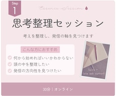 考えすぎて発信できない人の思考を整理します Essence Session｜発信ではなく本質から整える。