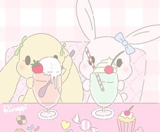 ゆめかわ、ゆるふわなTwitterアイコンかきます イメージ1