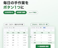 Excelマクロ・VBAで面倒な作業を自動化します イメージ1