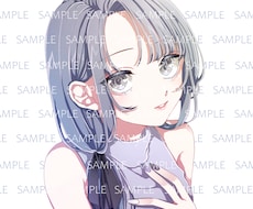 アニメ塗りのアイコンを描きます アイコン映えするイラストはいかがですか。