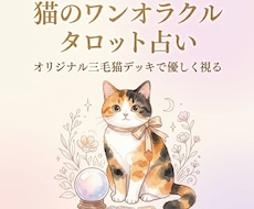 猫のタロット占い｜三毛猫デッキで悩みに寄り添います イメージ1