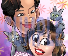 ご結婚の記念に描かせていただきます イメージ1