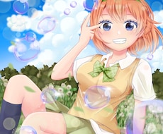 アイコン、ヘッダー、一枚絵、ちびキャラ描きます イメージ1