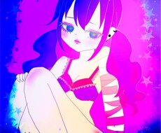 病みかわいい女の子、動物キャラを描きます イメージ1