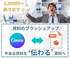 今ある資料を’伝わる資料’へ生き返らせます イメージ1