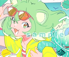 お洒落なアイコン、 MVやサムネ用イラスト描きます 無料修正3回で安心⊿配信や挿絵や似顔絵等にも