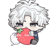 商用利用〇 もちっとした可愛いミニキャラを描きます デフォルメした2頭身のもちもちミニキャラを描きます！