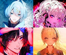 最短1日┊︎商用可 キャラクターイラスト制作します アイコン･歌みた・配信用等★お気軽にご相談ください✨️