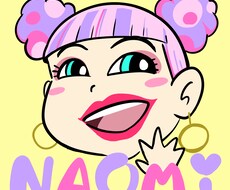 キャラクター風のアイコン・似顔絵を描きます ★現役デザイナーが目を惹くキャッチーなイラストを描きます！