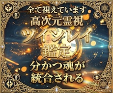 一生涯、寄り添う関係【ツインレイ】か徹底鑑定します せっかく結ばれる運命なのに…。後悔される前に早めの鑑定を。