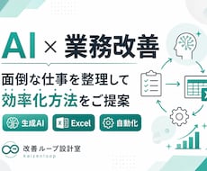 AIで業務改善の方法を提案します イメージ1