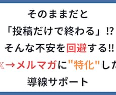 Xを使ったメルマガリスト獲得の相談にのります イメージ1