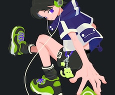 ストリートポップな人物イラスト制作します イメージ1