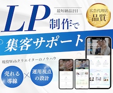 売上を生むLP、代理店クオリティで制作します イメージ1