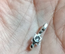 ハンドメイドシルバーアクセサリーのオーダー承ります 子供の生まれた記念に名入れもできます。